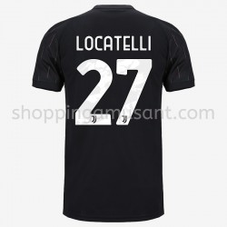 Maillot de Foot Juventus Manuel Locatelli 27 Extérieur 2021-2022 Manche Courte