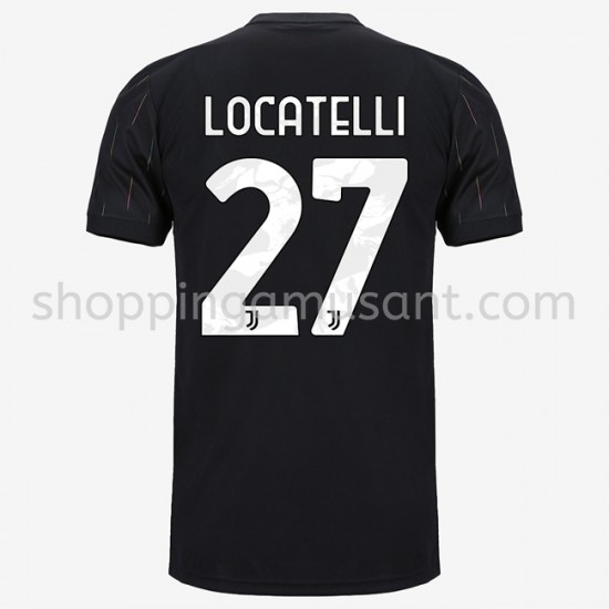 Maillot de Foot Juventus Manuel Locatelli 27 Extérieur 2021-2022 Manche Courte