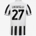 Maillot de Foot Juventus Manuel Locatelli 27 Domicile 2021-2022 Manche Courte