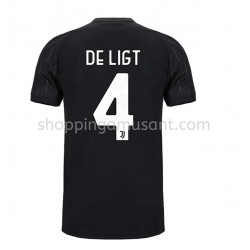 Maillot de Foot Juventus Matthijs de Ligt 4 Extérieur 2021-2022 Manche Courte