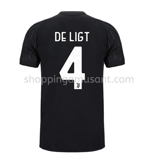 Maillot de Foot Juventus Matthijs de Ligt 4 Extérieur 2021-2022 Manche Courte