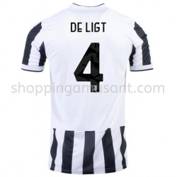 Maillot de Foot Juventus Matthijs de Ligt 4 Domicile 2021-2022 Manche Courte