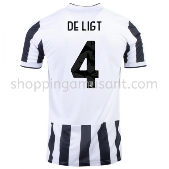 Maillot de Foot Juventus Matthijs de Ligt 4 Domicile 2021-2022 Manche Courte