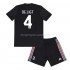 Maillot de Foot Juventus Matthijs de Ligt 4 Enfant Extérieur 2021-2022 Manche Courte