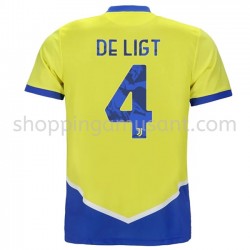 Maillot de Foot Juventus Matthijs de Ligt 4 Neutre 2021-2022 Manche Courte