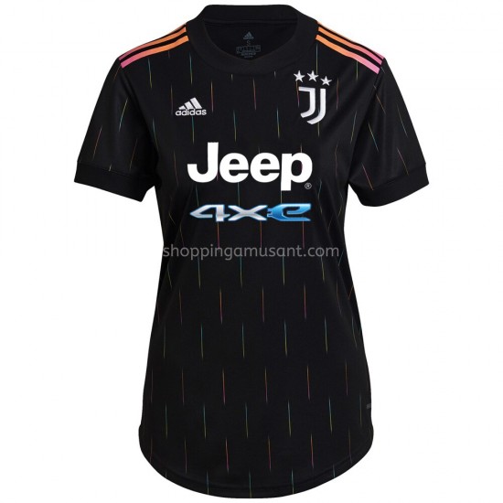 Maillot de Foot Juventus Féminine Extérieur 2021-2022 Manche Courte