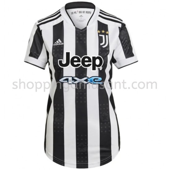 Maillot de Foot Juventus Féminine Domicile 2021-2022 Manche Courte