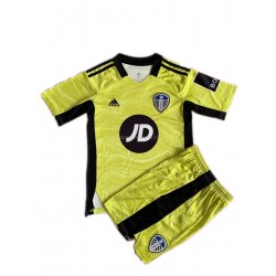 Maillot de Foot Leeds United Gardien Enfant Neutre 2021-2022 Manche Courte