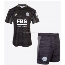 Maillot de Foot Leicester City Gardien Enfant Domicile 2021-2022 Manche Courte