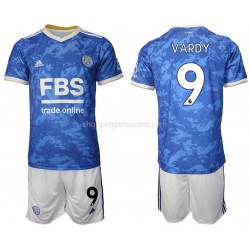 Maillot de Foot Leicester City Jamie Vardy 9 Enfant Domicile 2021-2022 Manche Courte