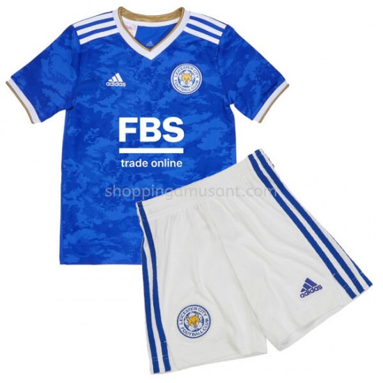 Maillot de Foot Leicester City Enfant Domicile 2021-2022 Manche Courte