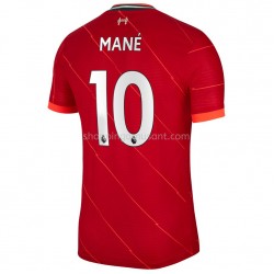 Maillot de Foot Liverpool Sadio Mane 10 Domicile 2021-2022 Manche Courte