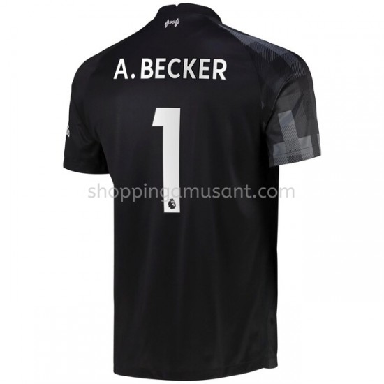 Maillot de Foot Liverpool A.Becker 1 Gardien Neutre 2021-2022 Manche Courte