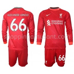 Maillot de Foot Liverpool Alexander Arnold 66 Enfant Domicile 2021-2022 Manche Longue