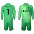 Maillot de Foot Liverpool Gardien Alisson Becker 1 Enfant Domicile 2021-2022 Manche Longue