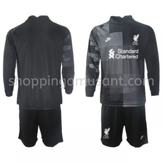 Maillot de Foot Liverpool Gardien Enfant Neutre 2021-2022 Manche Longue