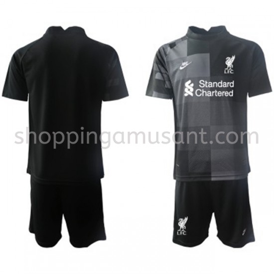Maillot de Foot Liverpool Gardien Enfant Neutre 2021-2022 Manche Courte