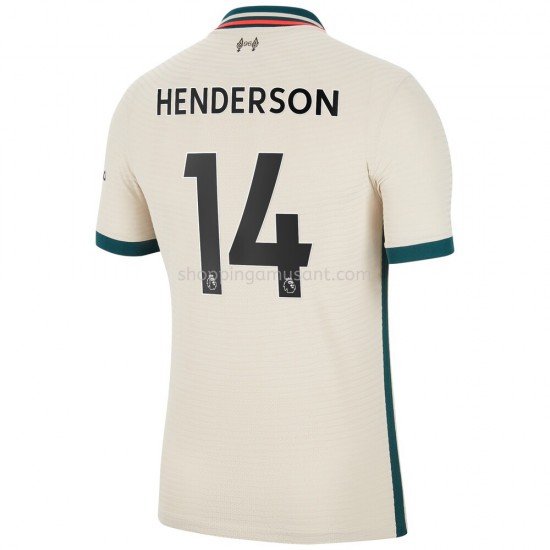 Maillot de Foot Liverpool Henderson 14 Extérieur 2021-2022 Manche Courte