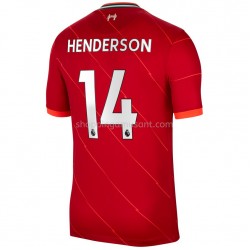 Maillot de Foot Liverpool Jordan Henderson 14 Domicile 2021-2022 Manche Courte