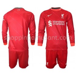 Maillot de Foot Liverpool Enfant Domicile 2021-2022 Manche Longue