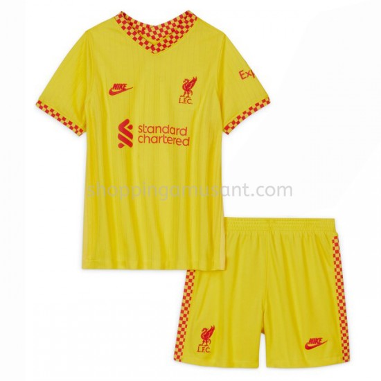 Maillot de Foot Liverpool Enfant Neutre 2021-2022 Manche Courte