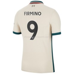 Maillot de Foot Liverpool Roberto Firmino 9 Extérieur 2021-2022 Manche Courte