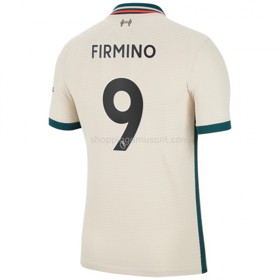 Maillot de Foot Liverpool Roberto Firmino 9 Extérieur 2021-2022 Manche Courte