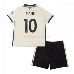 Maillot de Foot Liverpool Sadio Mane 10 Enfant Extérieur 2021-2022 Manche Courte