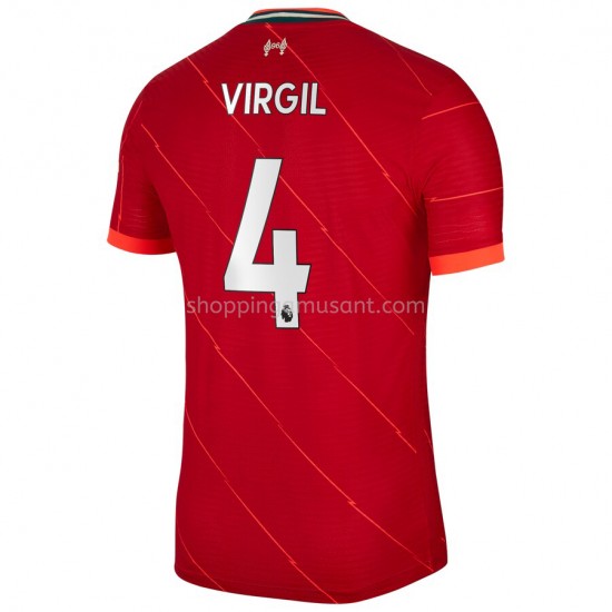 Maillot de Foot Liverpool Virgil Van Dijk 4 Domicile 2021-2022 Manche Courte