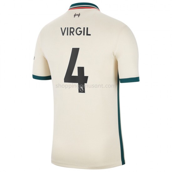 Maillot de Foot Liverpool Virgil van Dijk 4 Extérieur 2021-2022 Manche Courte