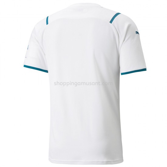 Maillot de Foot Manchester City Extérieur 2021-2022 Manche Courte
