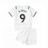 Maillot de Foot Manchester City Gabriel Jesus 9 Enfant Extérieur 2021-2022 Manche Courte