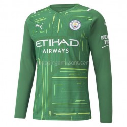 Maillot de Foot Manchester City Gardien Extérieur 2021-2022 Manche Longue