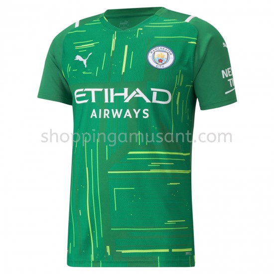 Maillot de Foot Manchester City Gardien Extérieur 2021-2022 Manche Courte