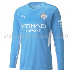 Maillot de Foot Manchester City Domicile 2021-2022 Manche Longue