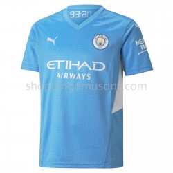 Maillot de Foot Manchester City Domicile 2021-2022 Manche Courte