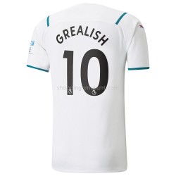 Maillot de Foot Manchester City Jack Grealish 10 Extérieur 2021-2022 Manche Courte