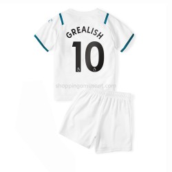 Maillot de Foot Manchester City Jack Grealish 10 Enfant Extérieur 2021-2022 Manche Courte