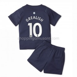 Maillot de Foot Manchester City Jack Grealish 10 Enfant Neutre 2021-2022 Manche Courte