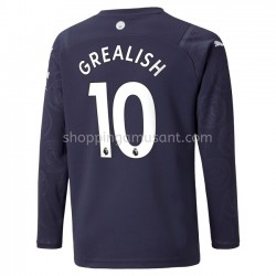 Maillot de Foot Manchester City Jack Grealish 10 4ème 2021-2022 Manche Longue