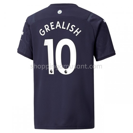 Maillot de Foot Manchester City Jack Grealish 10 4ème 2021-2022 Manche Courte