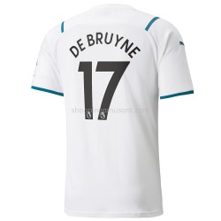 Maillot de Foot Manchester City Kevin De Bruyne 17 Extérieur 2021-2022 Manche Courte