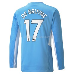 Maillot de Foot Manchester City Kevin De Bruyne 17 Domicile 2021-2022 Manche Longue