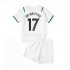 Maillot de Foot Manchester City Kevin De Bruyne 17 Enfant Extérieur 2021-2022 Manche Courte