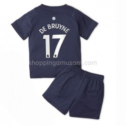 Maillot de Foot Manchester City Kevin De Bruyne 17 Enfant Neutre 2021-2022 Manche Courte