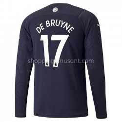 Maillot de Foot Manchester City Kevin De Bruyne 17 4ème 2021-2022 Manche Longue