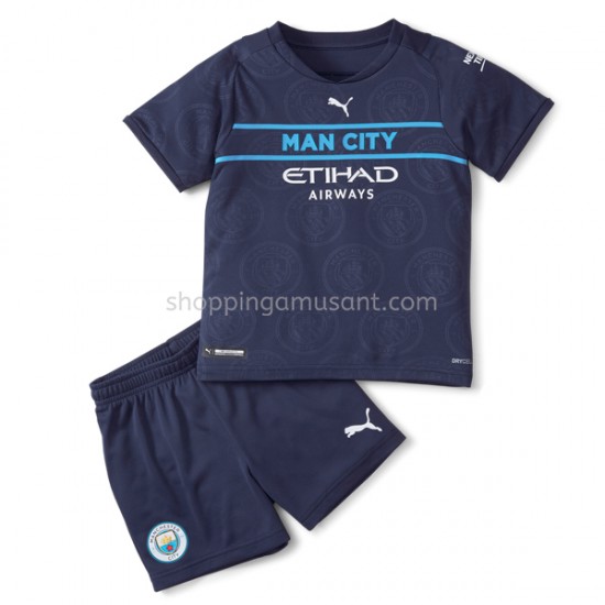 Maillot de Foot Manchester City Enfant Neutre 2021-2022 Manche Courte