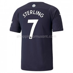 Maillot de Foot Manchester City Raheem Sterling 7 4ème 2021-2022 Manche Courte