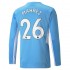 Maillot de Foot Manchester City Riyad Mahrez 26 Domicile 2021-2022 Manche Longue