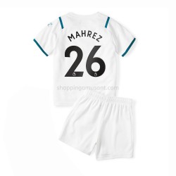 Maillot de Foot Manchester City Riyad Mahrez 26 Enfant Extérieur 2021-2022 Manche Courte